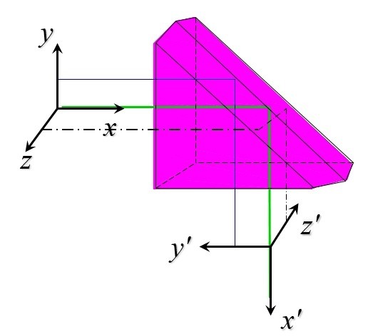 屋脊棱镜反射角
