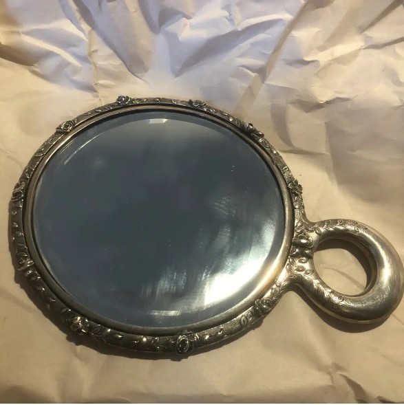 1900年tiffany银镜子