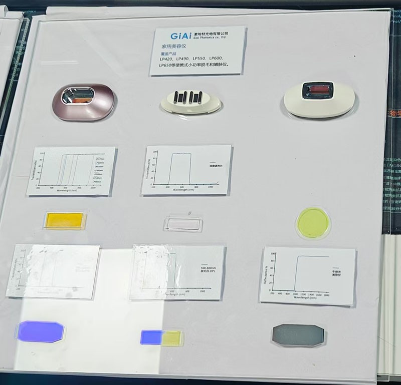医疗美容仪长波滤光片展品