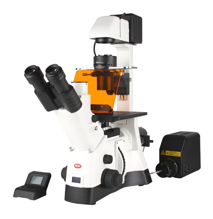 倒置荧光显微镜光学元件分析