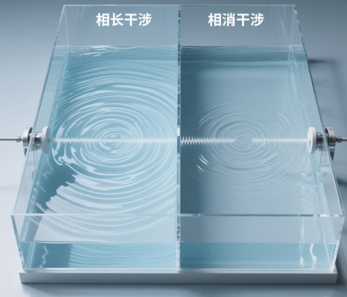 相长干涉与相消干涉对比